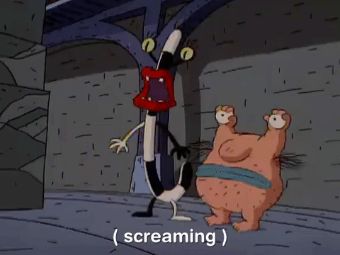 nickrewind giphydvr nicksplat aaahh real monsters giphyarm037 GIF