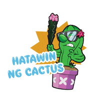 Cactus Sticker by Masarap Ba