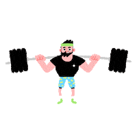 Workout Crossfit Sticker