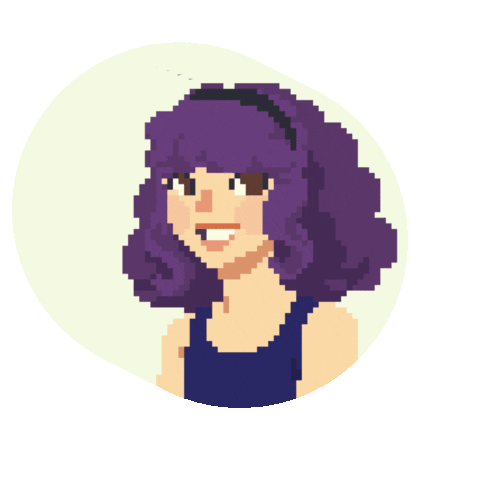 lid8bit pixel art character profile content creator Sticker