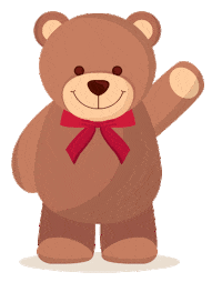 Bear Teddy Sticker