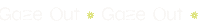 Gazeout Sticker by hesjistudio