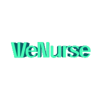 WeNurse_CH logo 3d green team Sticker