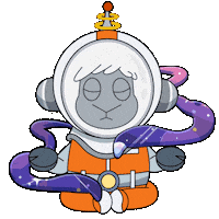 Space Transcend Sticker by The Sad Times