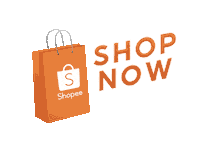 Orange Shopnow Sticker by Shopee