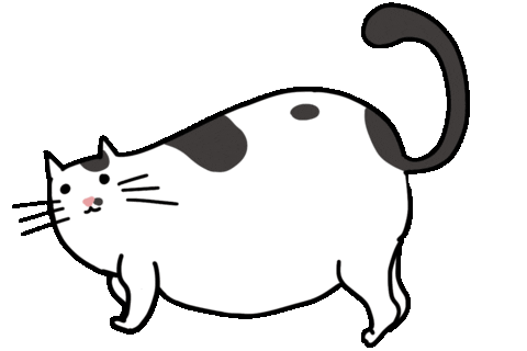Happy Cat Sticker