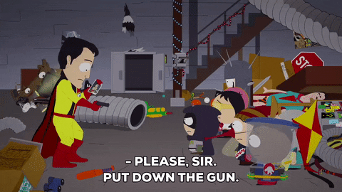 stan marsh gun GIF by South Park 
