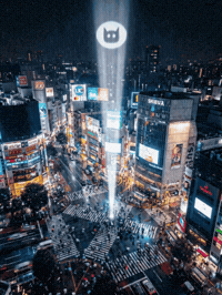 Logo Flashing GIF by VeeFriends