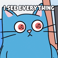 Watching Red Eyes GIF