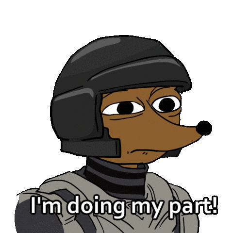 Starship Troopers Sticker Sticker by HegeCoin