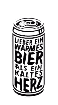Bier Sticker by Marco Pogo