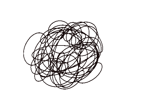 Confused Coretan Sticker