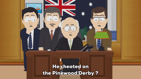 flag wondering GIF by South Park 