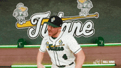 College Baseball Lambert GIF by GreenWave