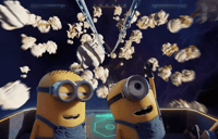Minions Popcorn GIF