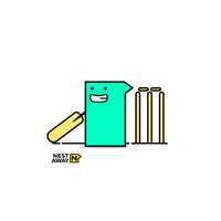nestaway out worldcup dhoni wicket GIF