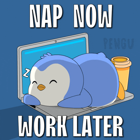 Tired Late Night GIF by Pudgy Memez