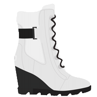 Joan Uptown Mid Lace Sticker by sorelfootwear