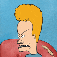 Scared Beavis And Butthead GIF by Paramount+