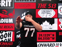 Football GIF by Cincinnati Bearcats