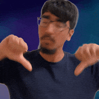 No Way Thumbs Down GIF