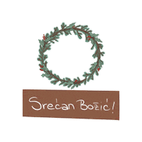 Christmas Bozic Sticker