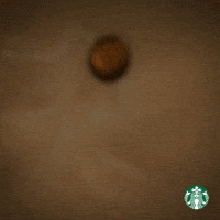 Sponsored gif. Drop of coffee lands on the surface of a cup of coffee and causes a massive ripple effect. Text reads, “Mind blown.”