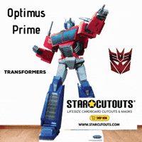 Optimus Prime Transformers GIF by STARCUTOUTSUK