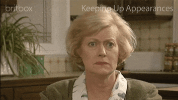Wide Eyed What GIF by britbox