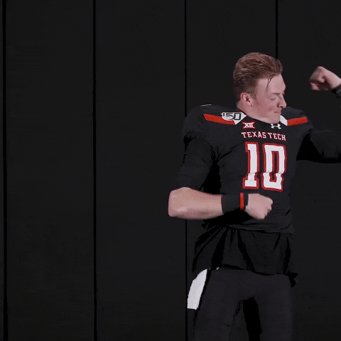 Texas Tech Red Raiders Football Reaction Pack GIF by Texas Tech Football