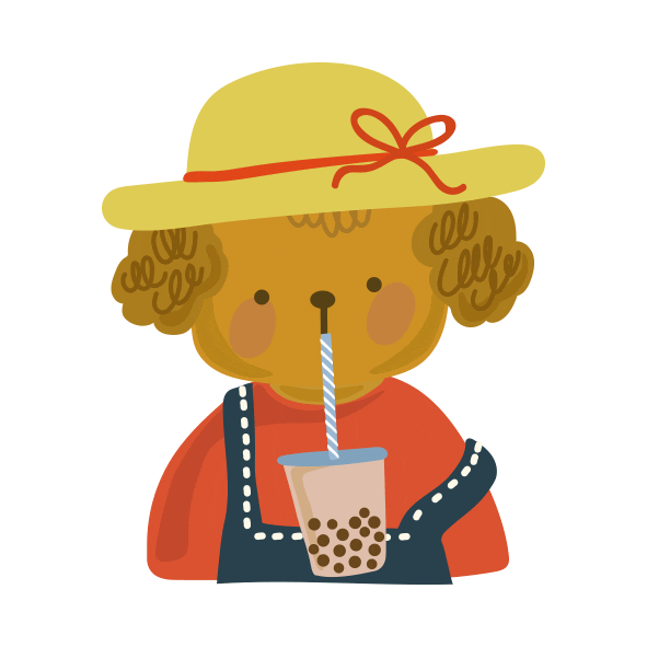 Kellysco giphyupload cute dog drink Sticker