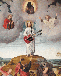 guitar jesus GIF by Scorpion Dagger