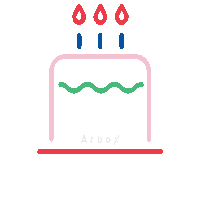 Celebrate Happy Birthday To You Sticker by Arbox