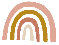 Rainbow Sticker by Verhees Textiles