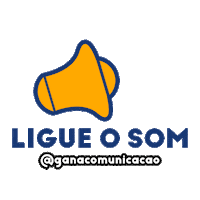 GanaComunicacao sound megaphone som turn on Sticker