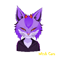 Cat Scheming Sticker by JPedicini