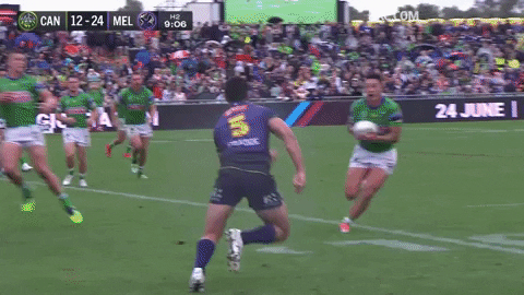 Try Nrl GIF by Canberra Raiders