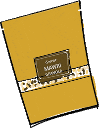 MAWRIFOODANDMORE healthy breakfast granola mawri Sticker