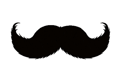 mustache STICKER