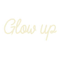 Lettering Glow Sticker