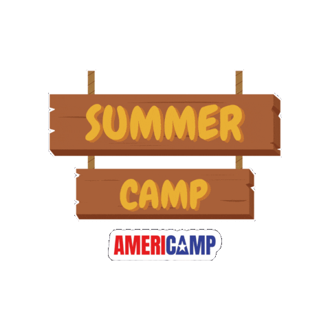 AmeriCamp summer travel camp summer camp Sticker