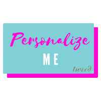 Tweedrva sew monogram personalize engraving Sticker