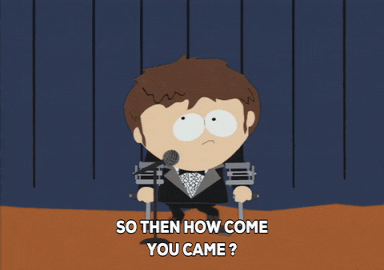 stuttering come on GIF by South Park 