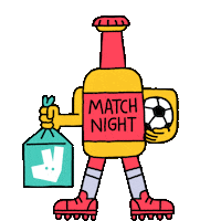 game night footy Sticker by Deliveroo