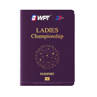 World Championship Passport Sticker by World Poker Tour