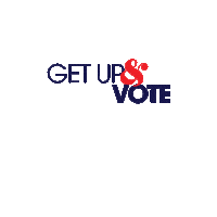 Vote Getup Sticker by Pins and Needles Collection
