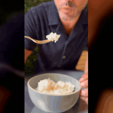 Satisfying Lets Eat GIF by Rice Robot