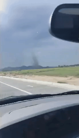 Landspout Forms in Southern California