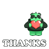 Love It Thank You Sticker by SuperVerse