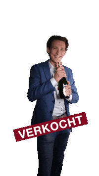Real Estate Champagne Sticker by Hillewaere